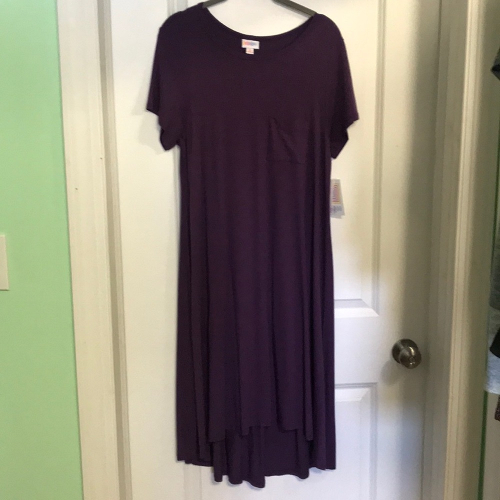 Lularoe Carly XS NWT solid purple unicorn!